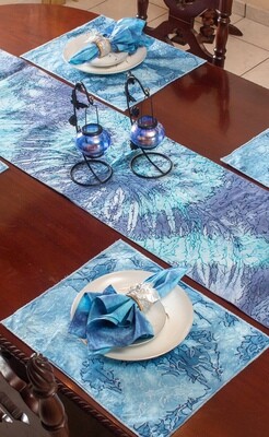Shades of Blue Table Runner