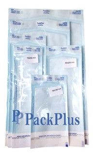 Envelope para 
Esterilização Autoclave 9 cm x 23 cm - Pack Plus com 100 unidades