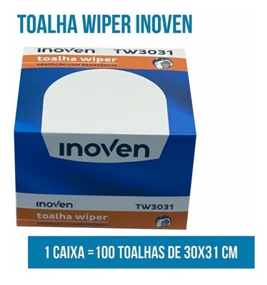 Toalha Wiper Tw3031 - Pano De Limpeza - 100 Un - Inoven
