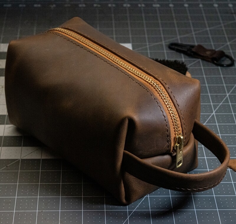 Toiletry Bag - Brown
