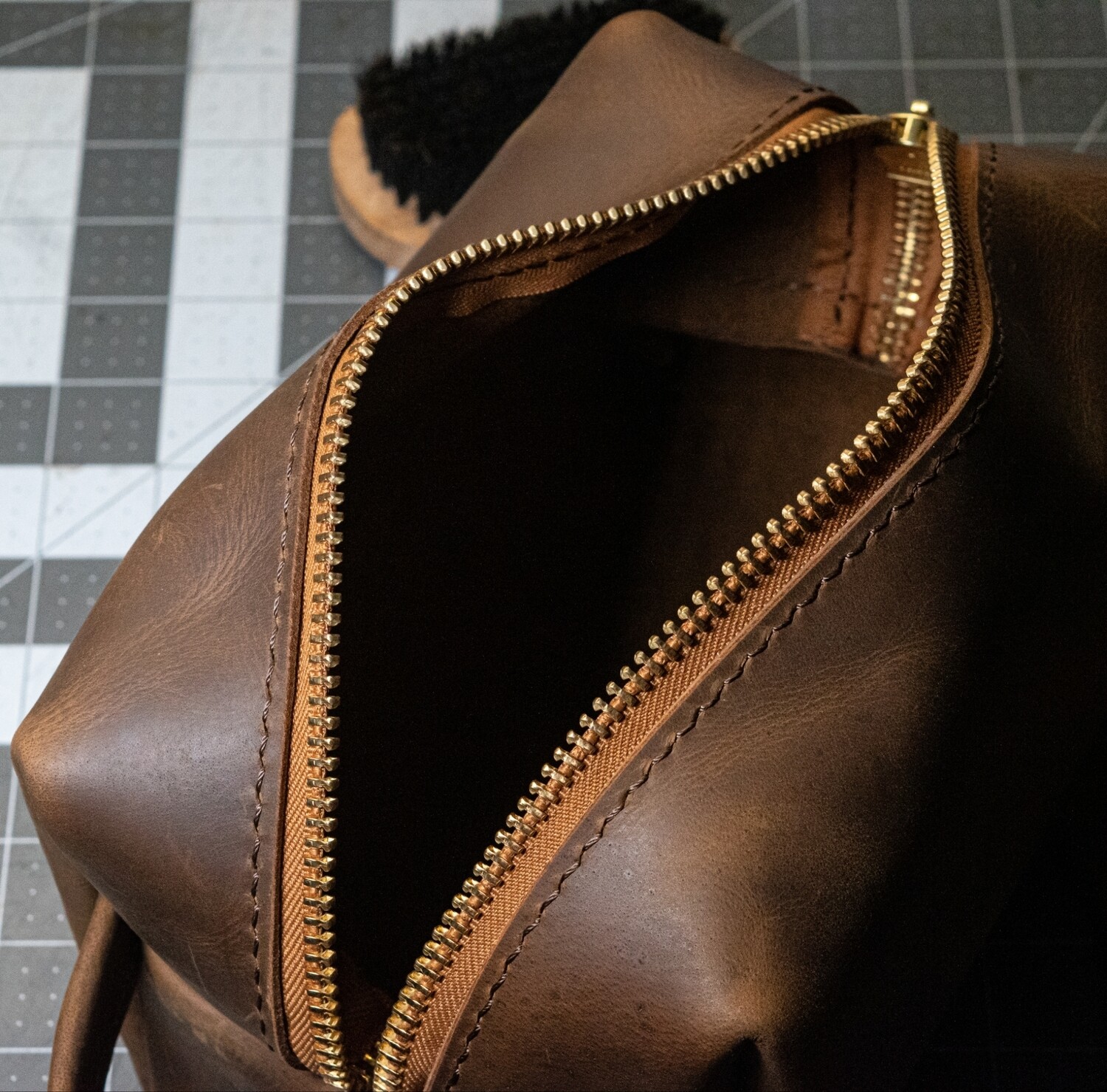 Toiletry Bag - Brown