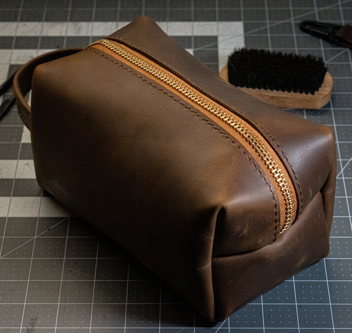 Toiletry Bag - Brown