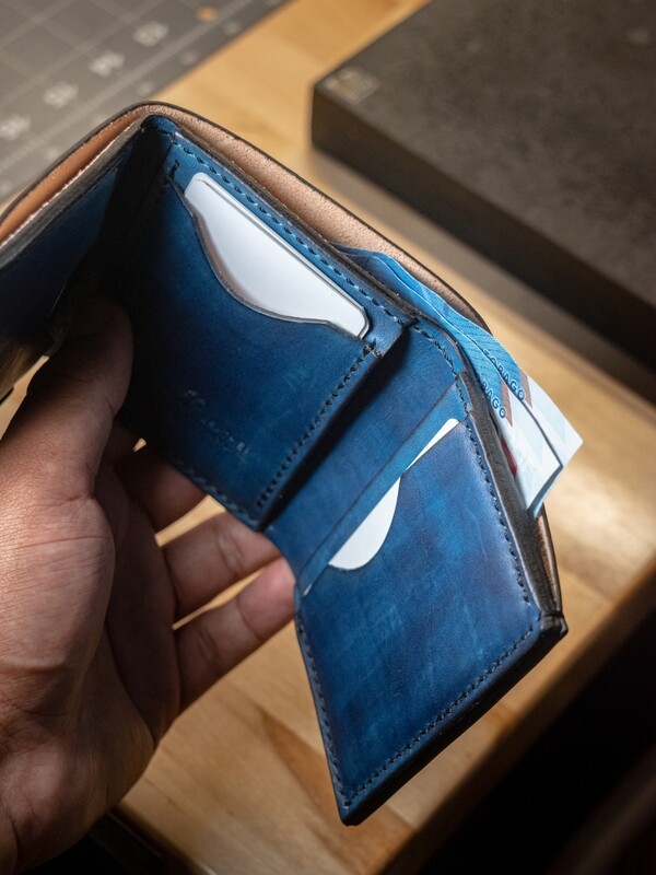 Classic Trifold Wallet - Blue