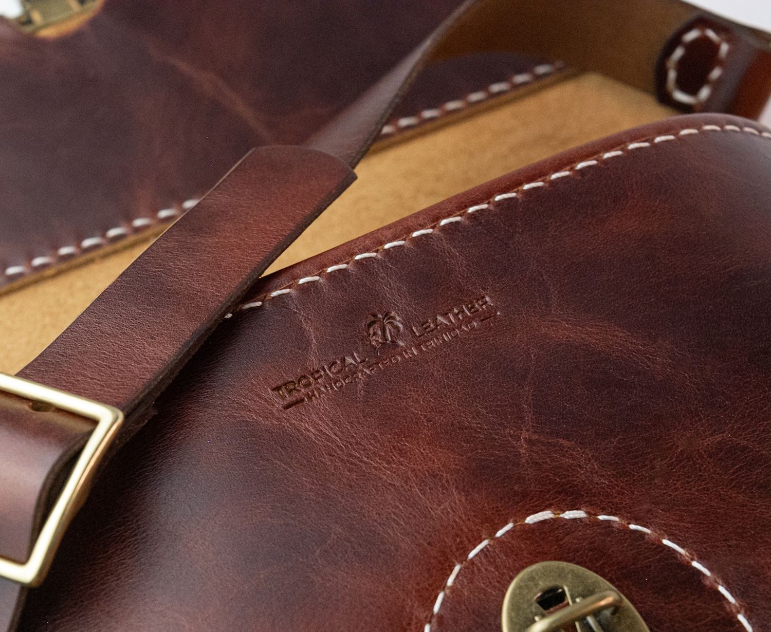 Messenger Sidebag - British Tan