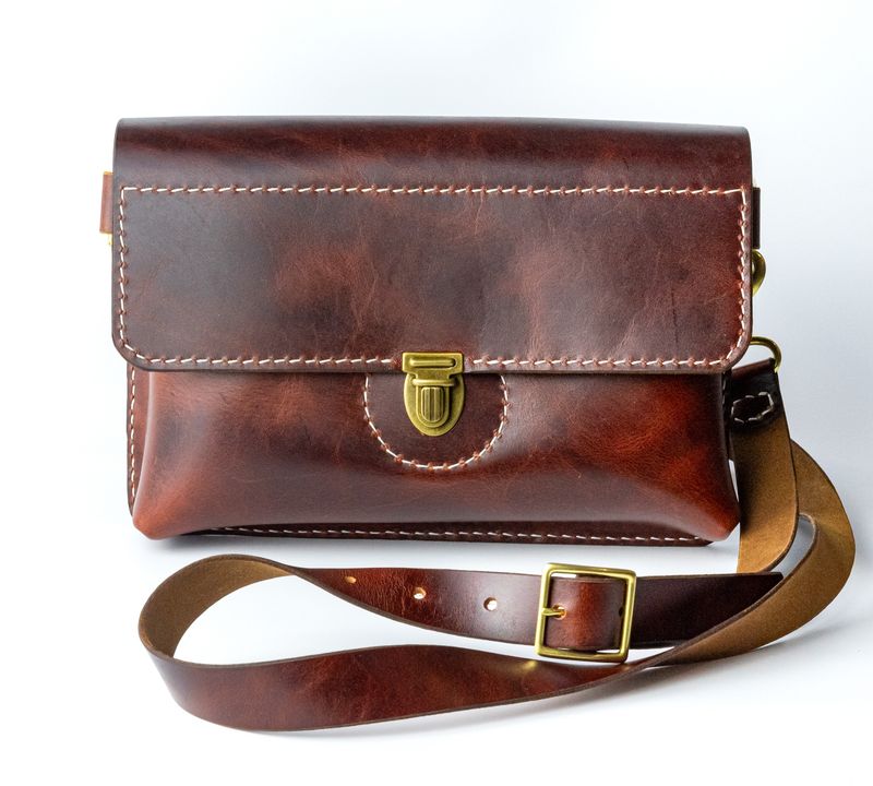 Messenger Sidebag - British Tan