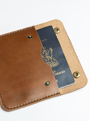 Passport Sleeve - Natural Brown