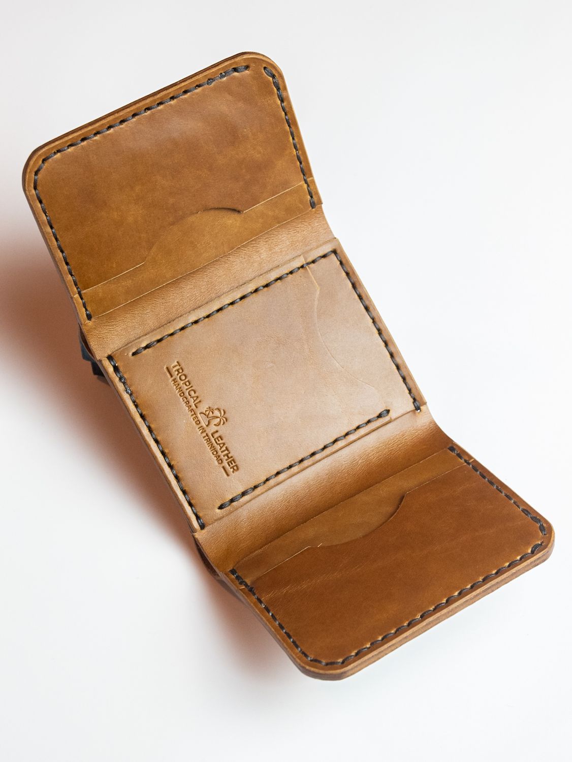 Trifold Wallet - Natural Brown