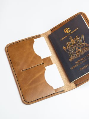 Travel Wallet - Natural Brown