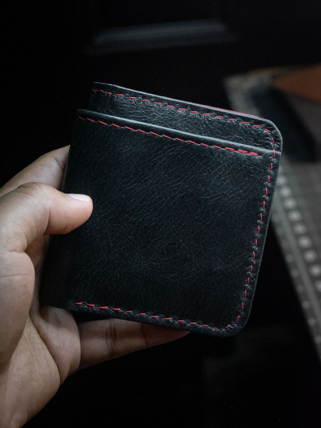 Buffalo Wallet - Oxblood &amp; Black