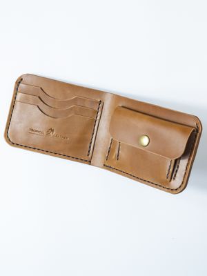 Classic Coin Wallet - Natural Brown