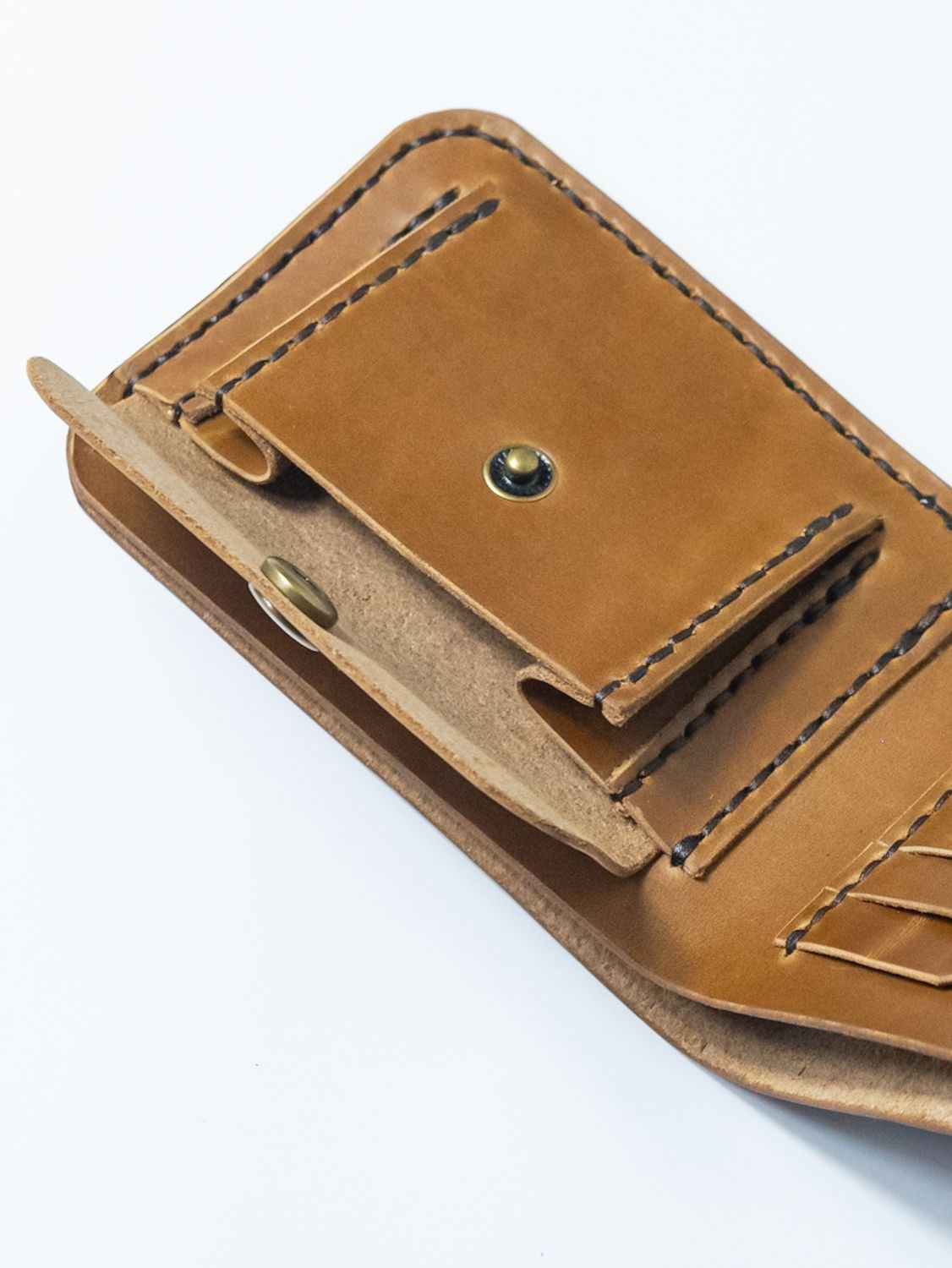 Classic Coin Wallet - Natural Brown