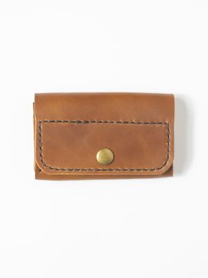 Business Card Holder - Natural Brown