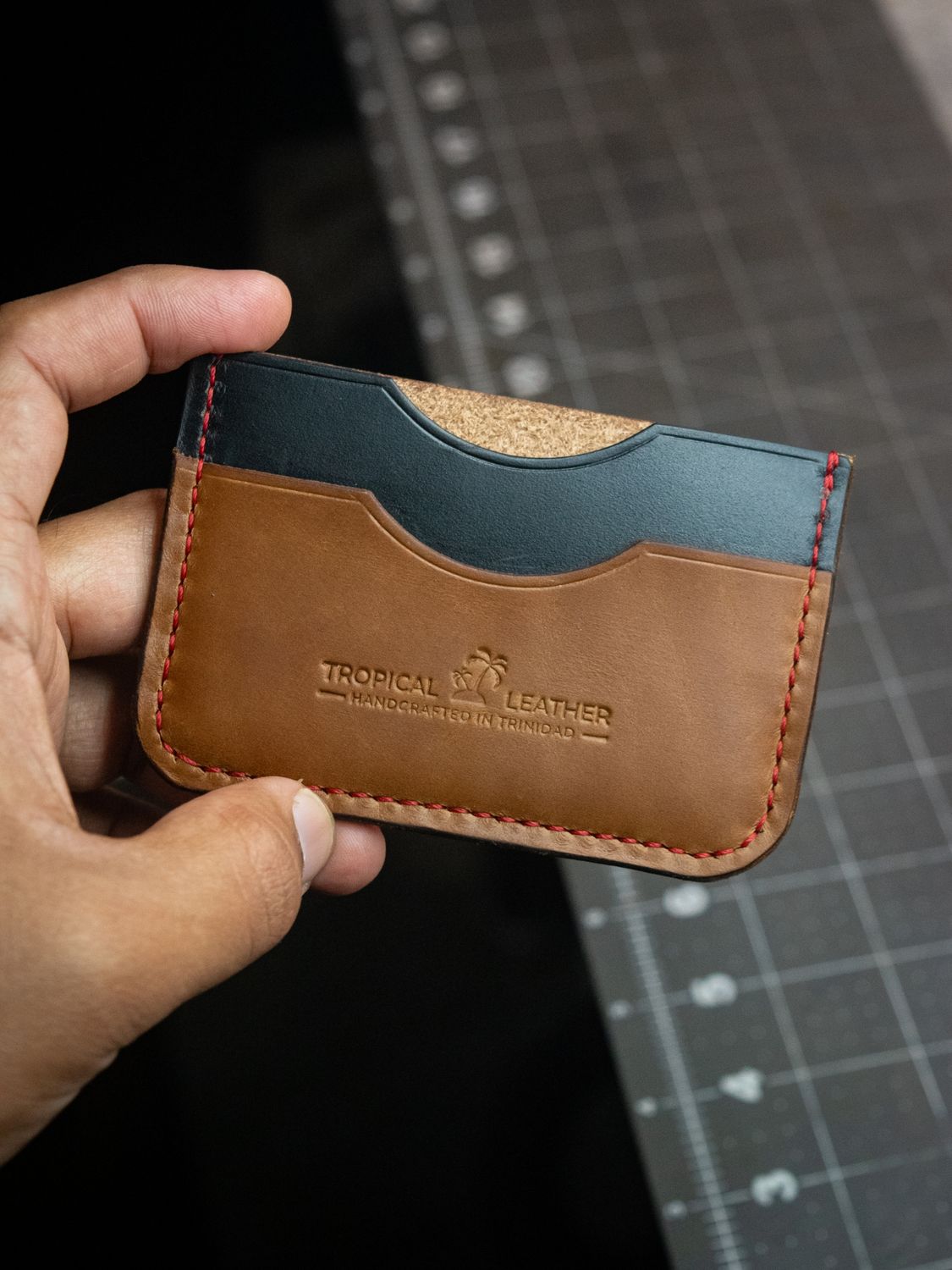 Croc Inlaid Bifold Wallet