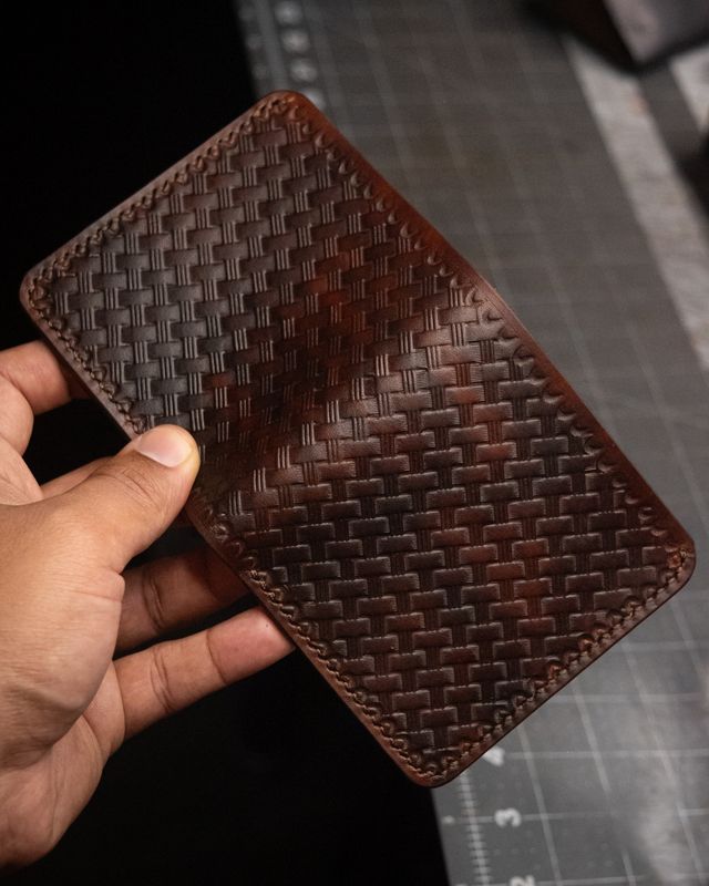 Woven Bifold Wallet