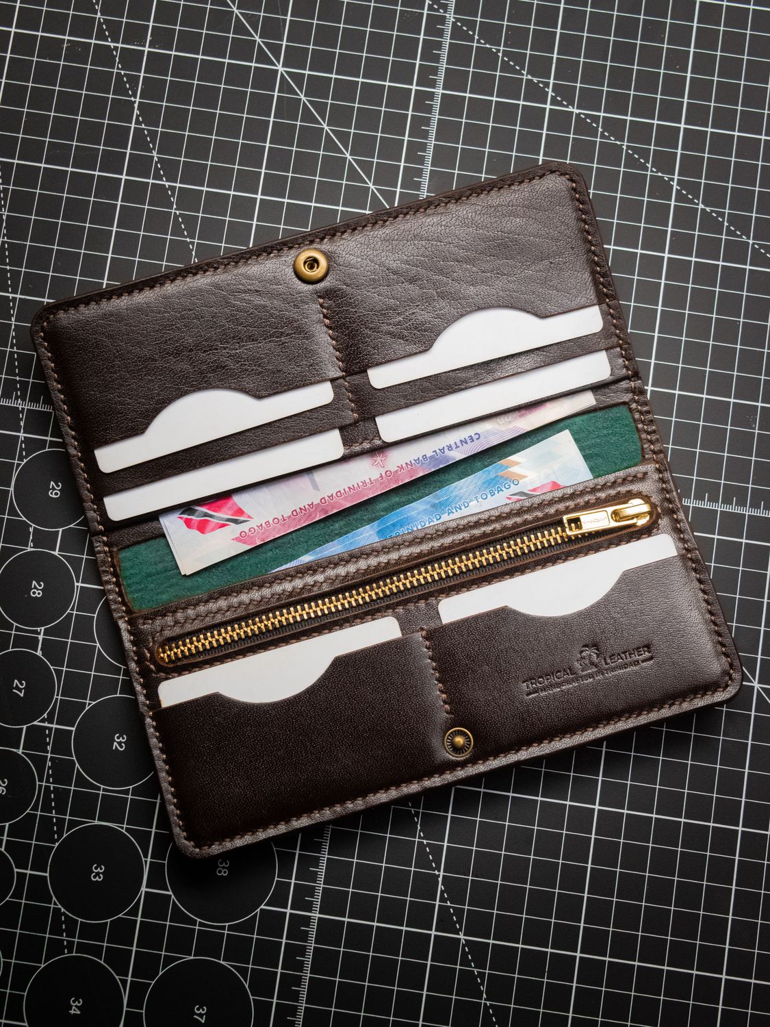 Long Wallet - Coffee Brown