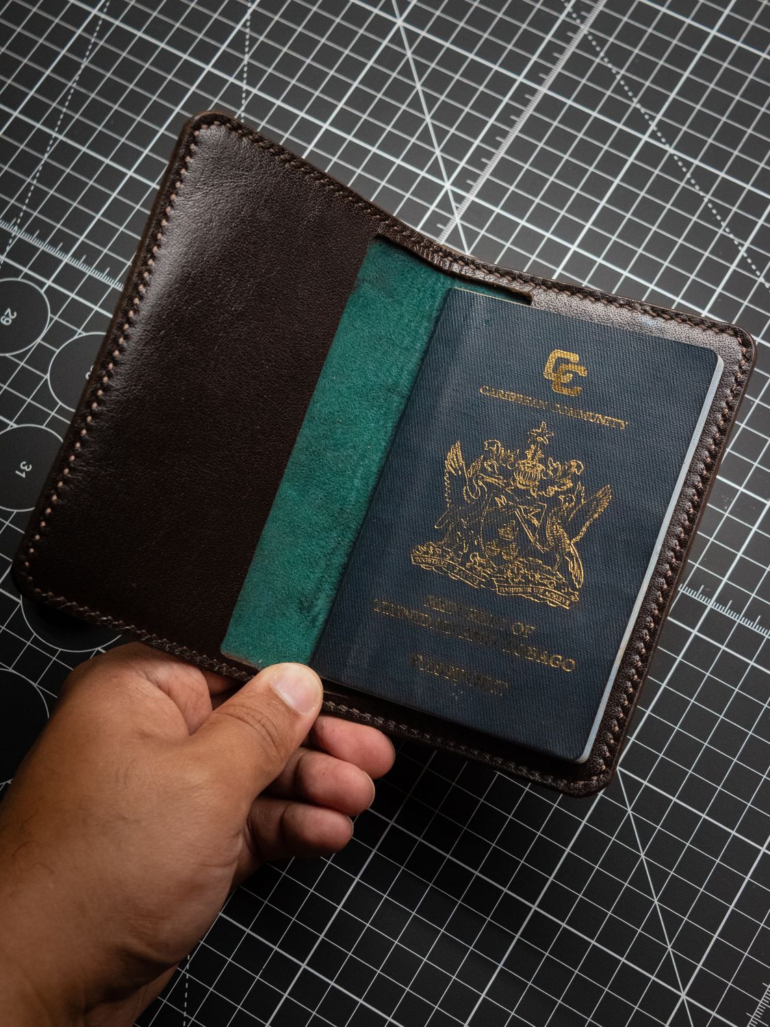 Passport Cover - Coffee Brown