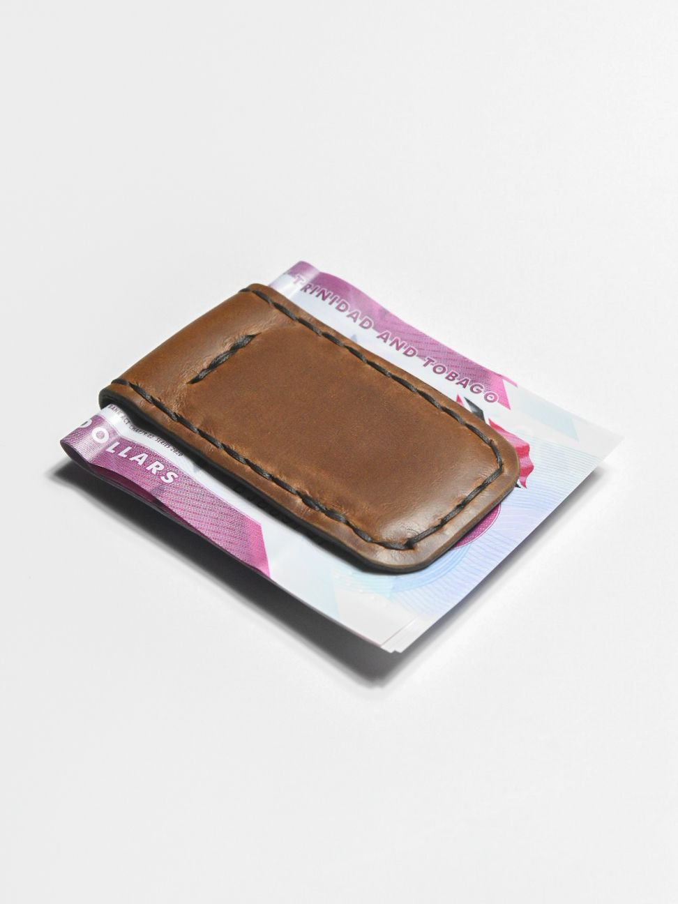 Magnetic Money Clip - Natural Brown