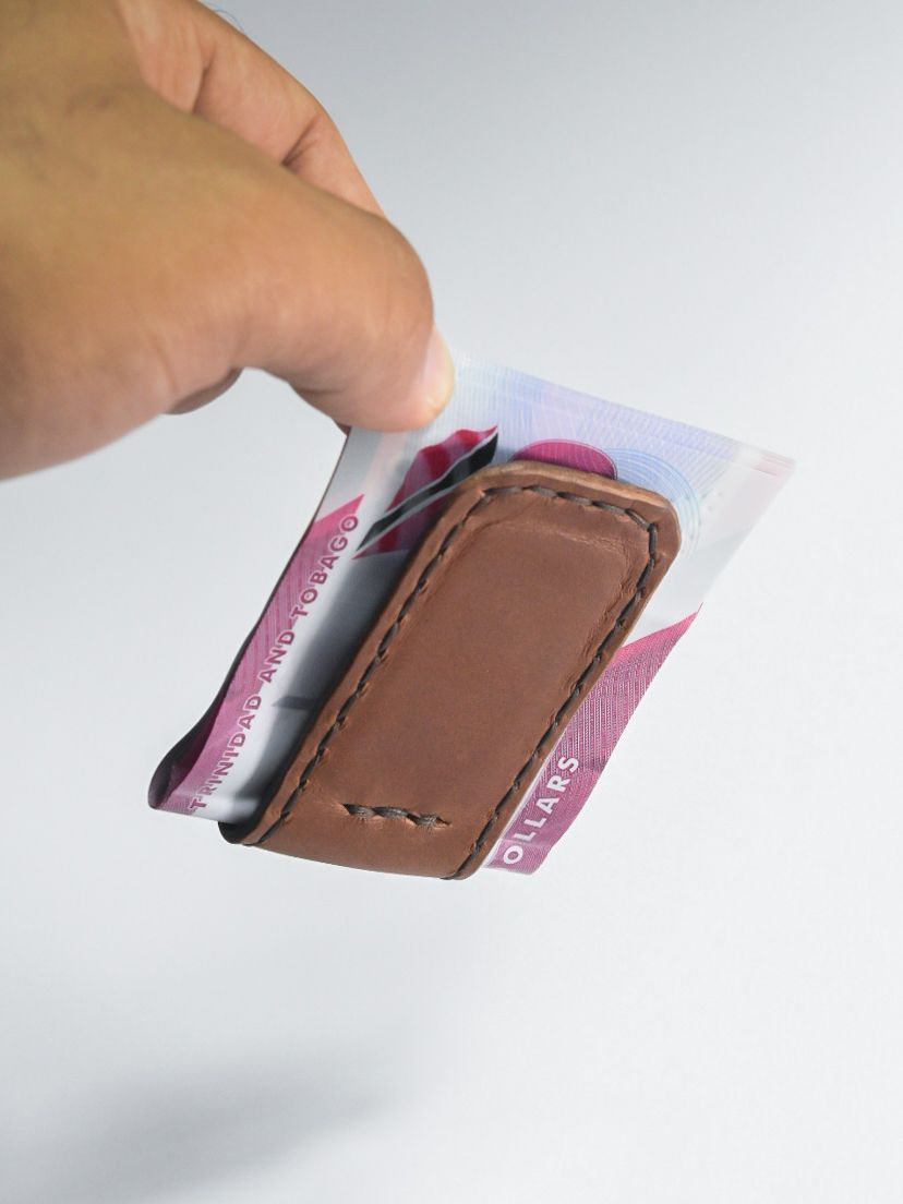 Magnetic Money Clip - Natural Brown