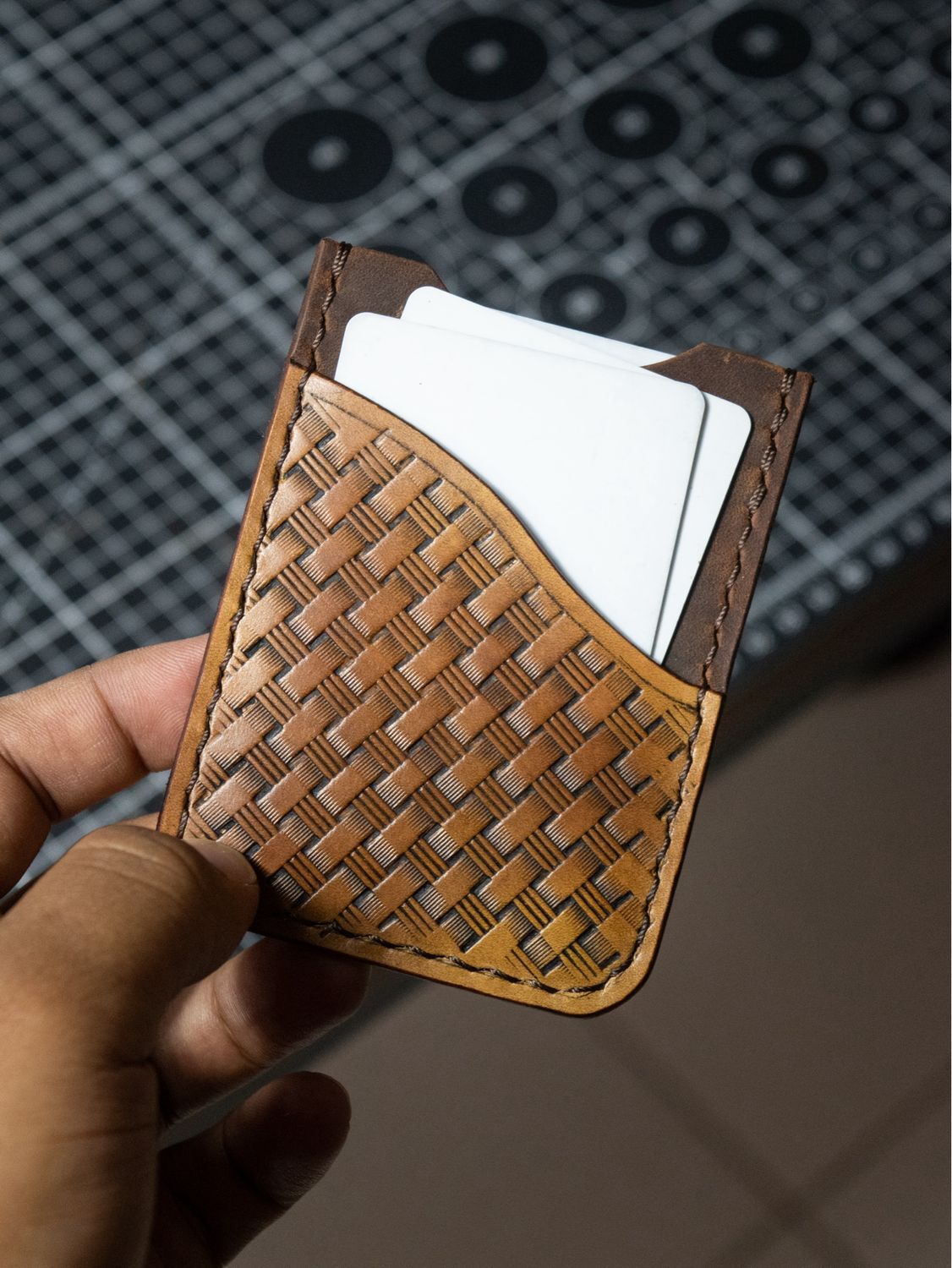 Tooled Cardholder