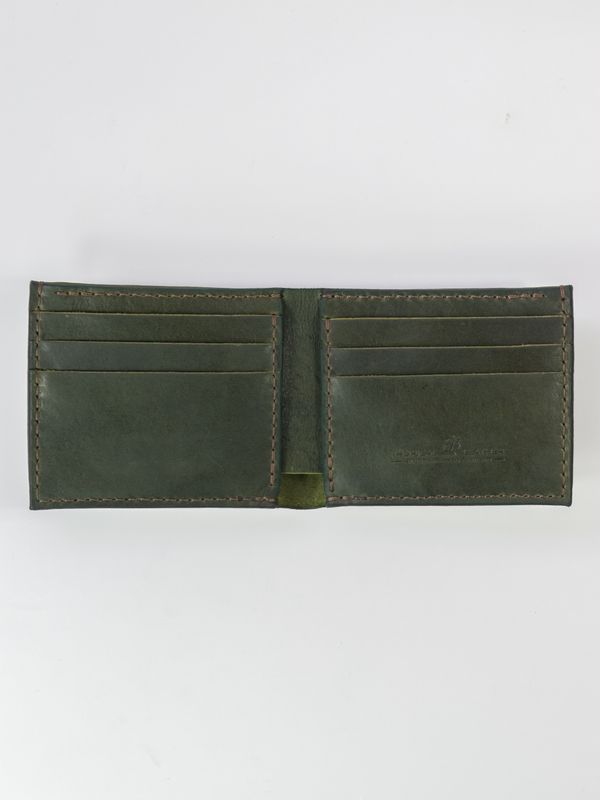 Signature Classic Leather Wallet - Estate Green
