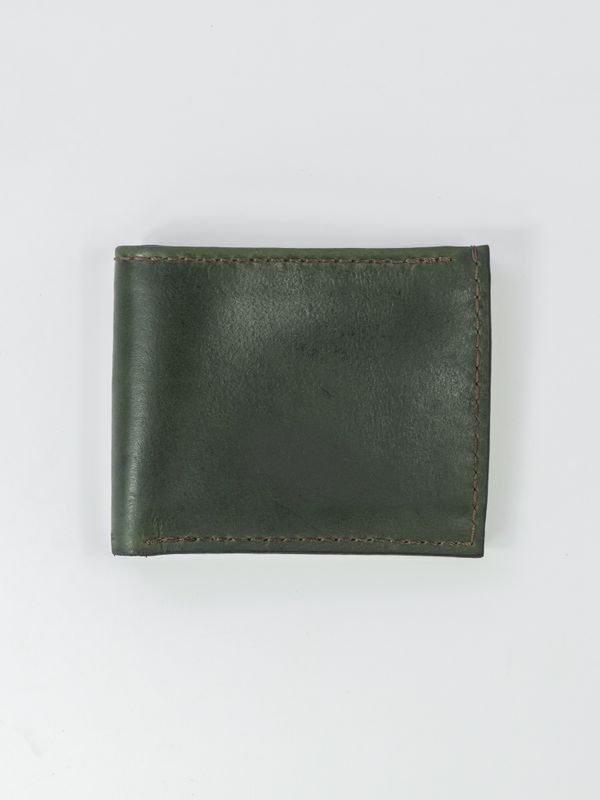 Signature Classic Leather Wallet - Estate Green