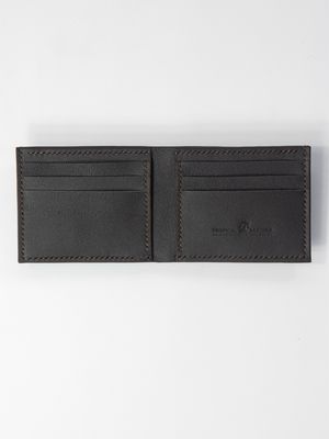 Classic Leather Wallet - Coffee Bean