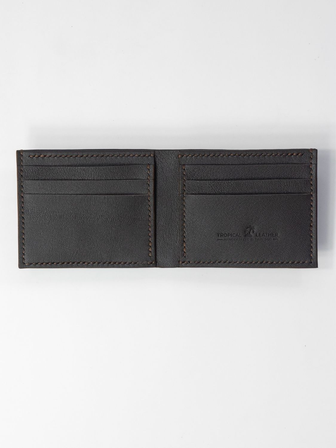 Classic Leather Wallet - Coffee Bean