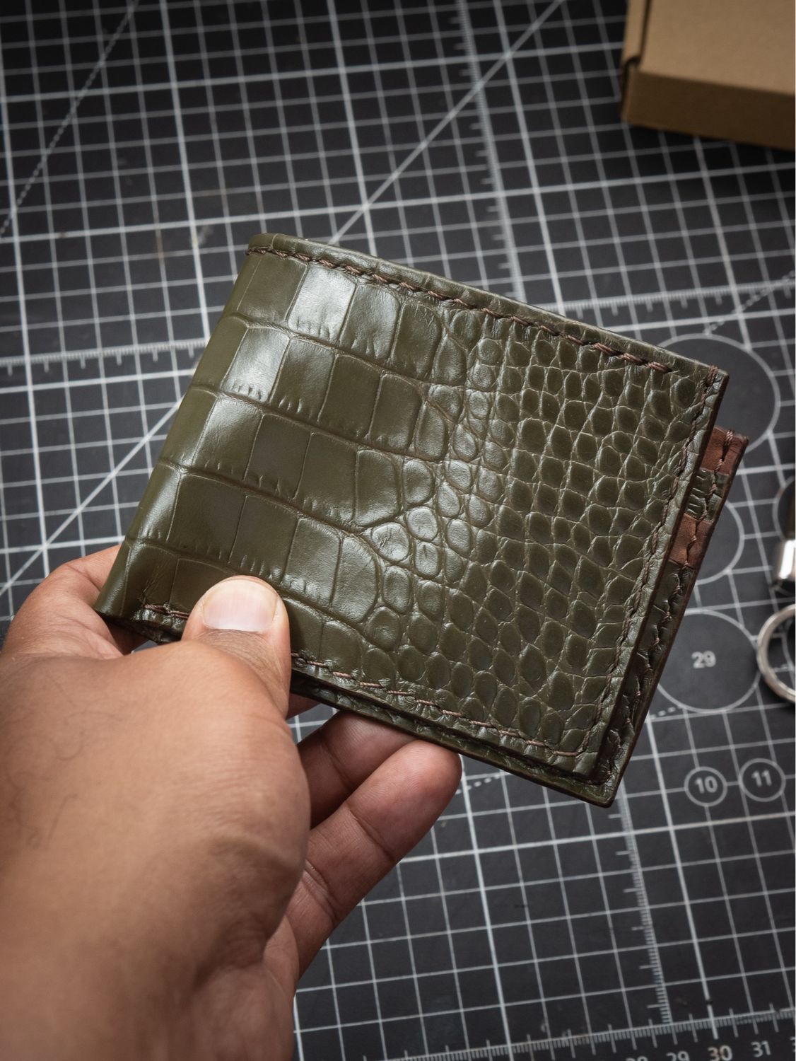 Classic Wallet Gift Set - Croc Embossed