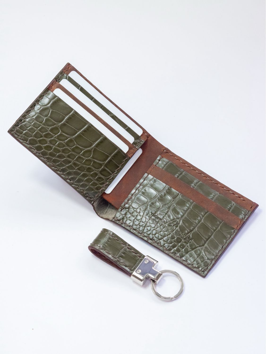 Classic Wallet Gift Set - Croc Embossed