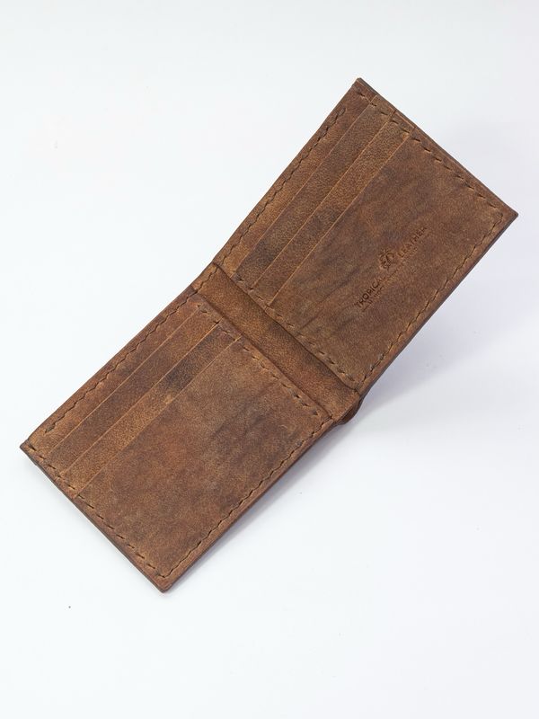 Signature Classic Leather Wallet - Vintage Buffalo