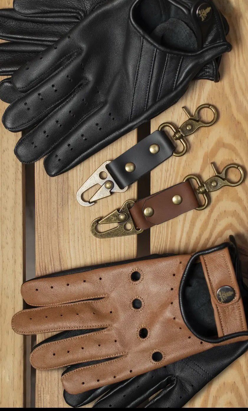Custom Luxury Leather Driving Gloves