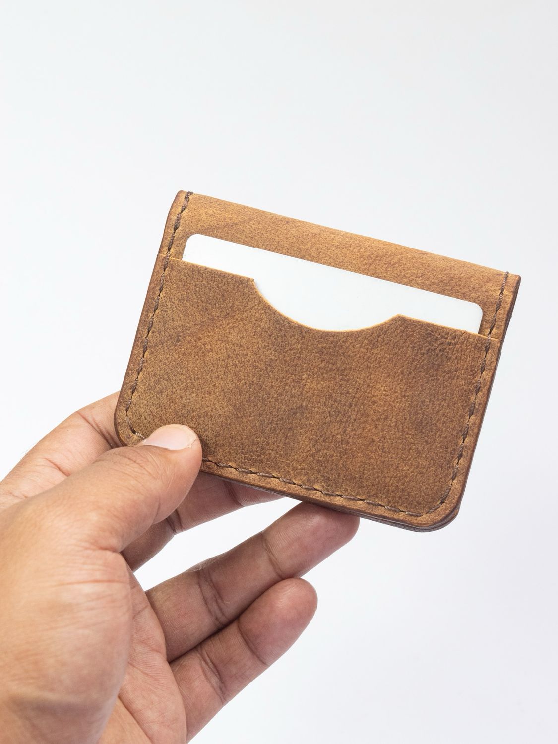 Bifold Card Wallet - Vintage Buffalo