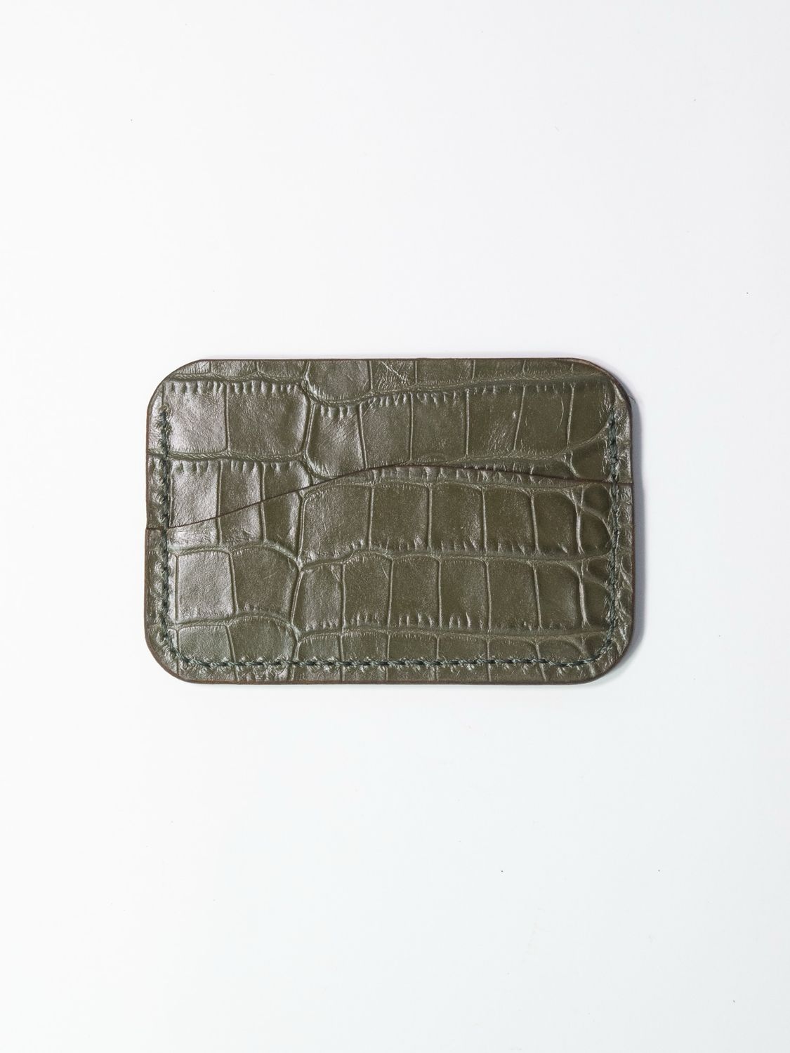 Coast Cardholder - Embossed Croc