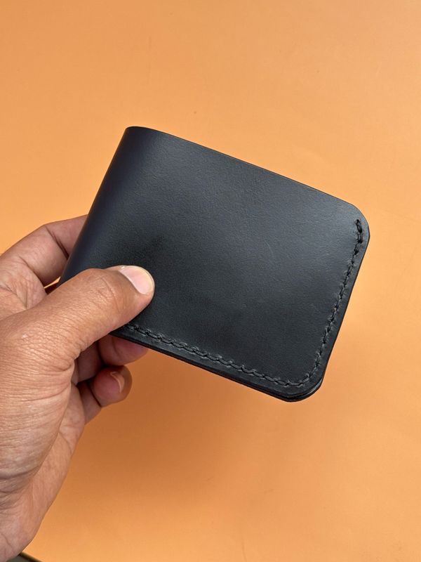 Bifold Coin Wallet - Black