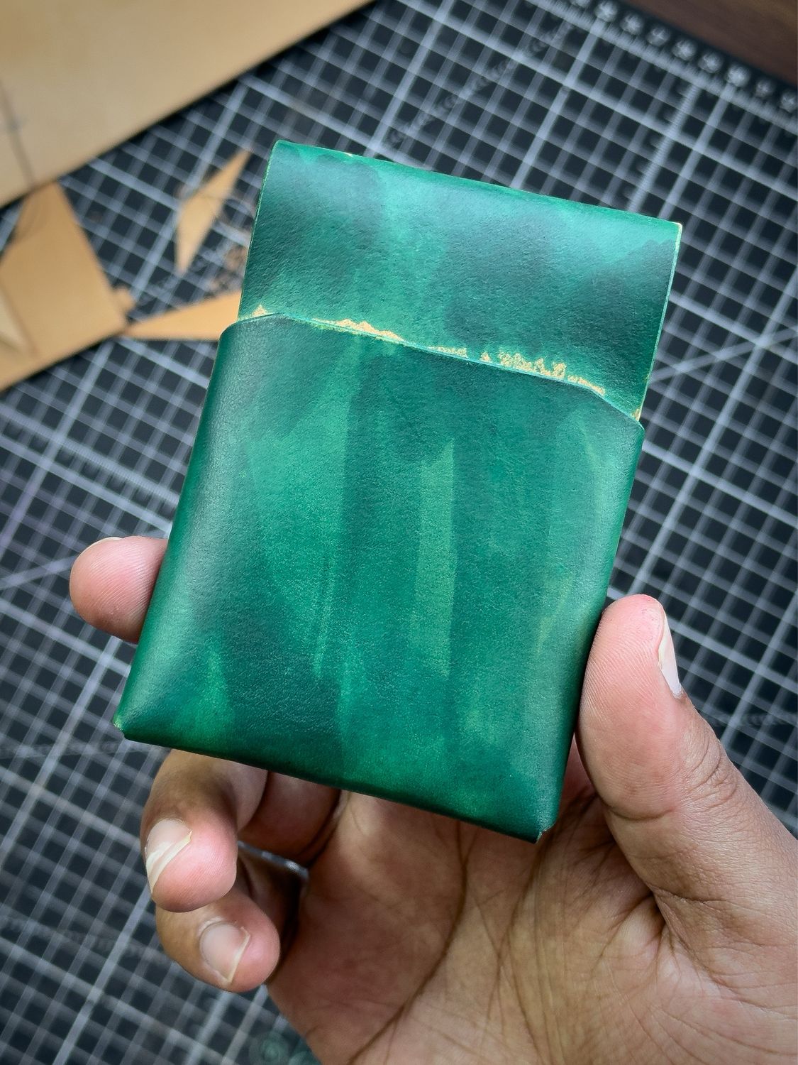 Hand Dyed EDC Leather Wallet