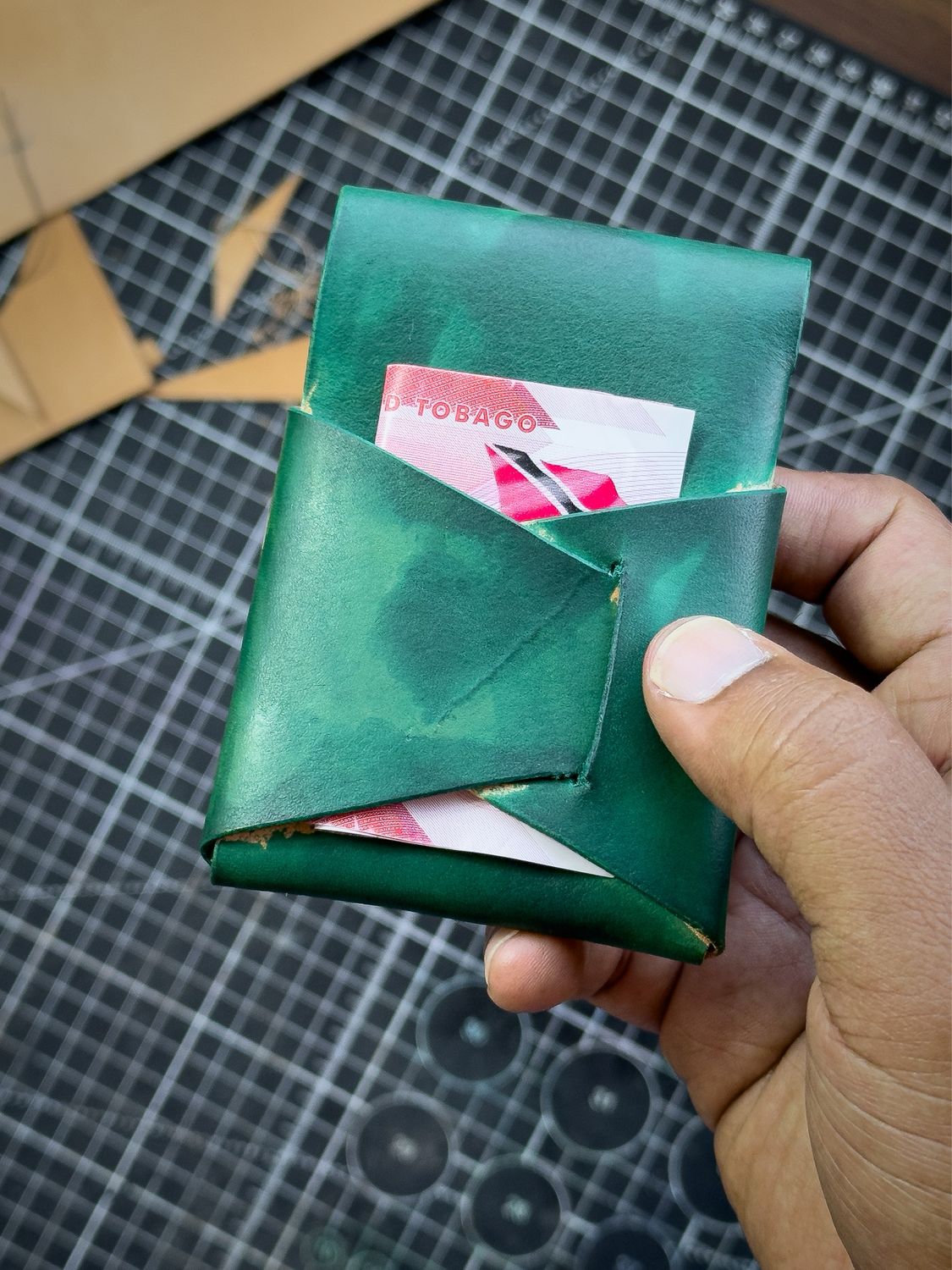 Hand Dyed EDC Leather Wallet