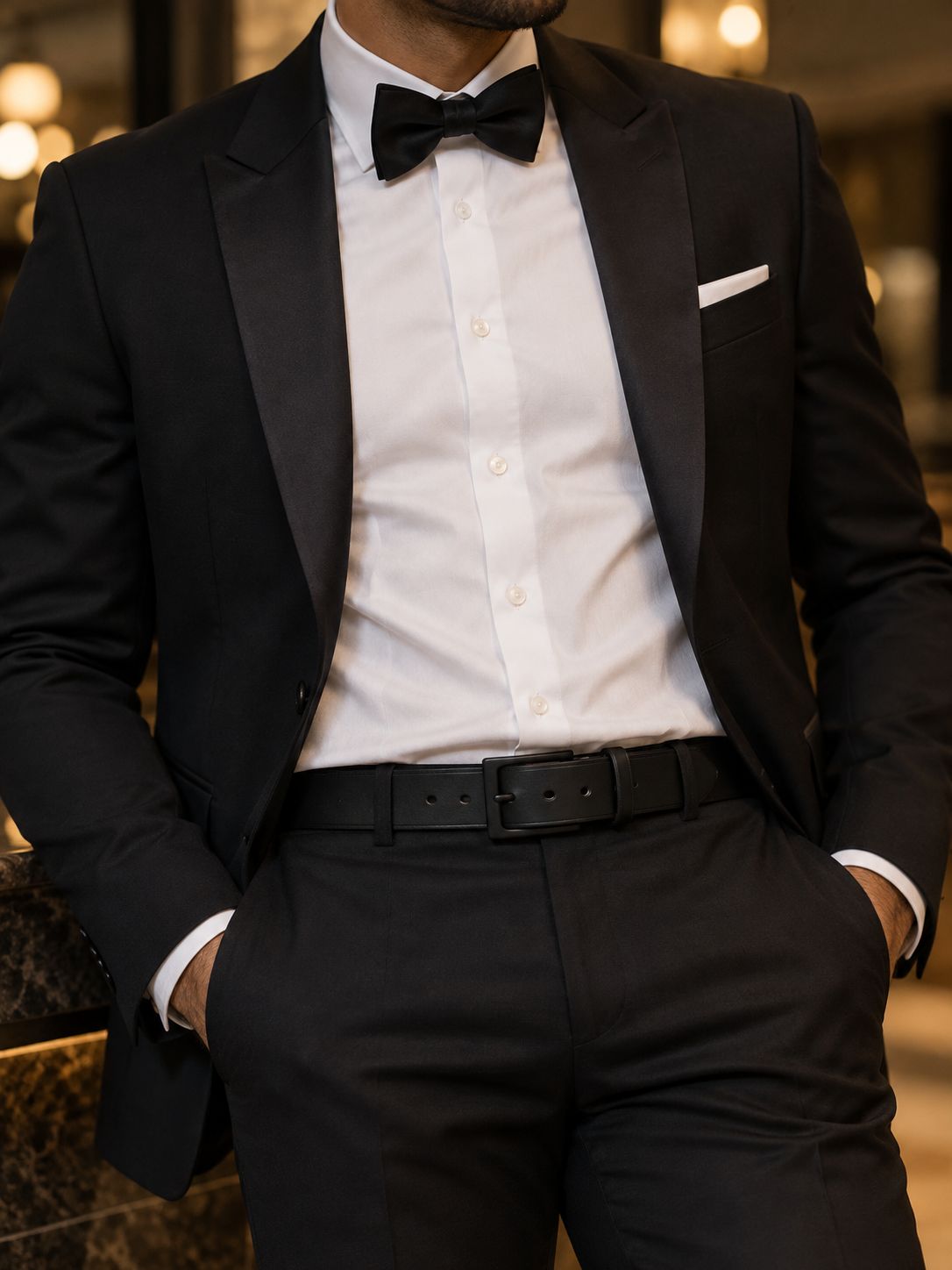 The Black Tuxedo Belt