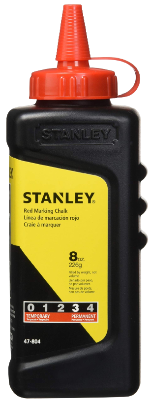 Stanley Red Marking Chalk