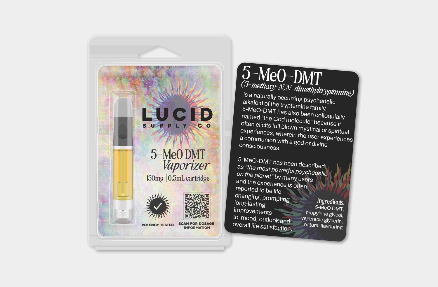 Vaporisateur 5-MeO-Di-Méthyl-Tryptamine, format: 150mg/0.5ml