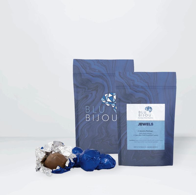 BLU BIJOU JEWELS (1/2 gramme de chocolats)