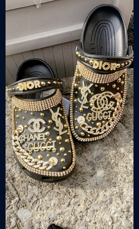 Gold Everything Clogs 