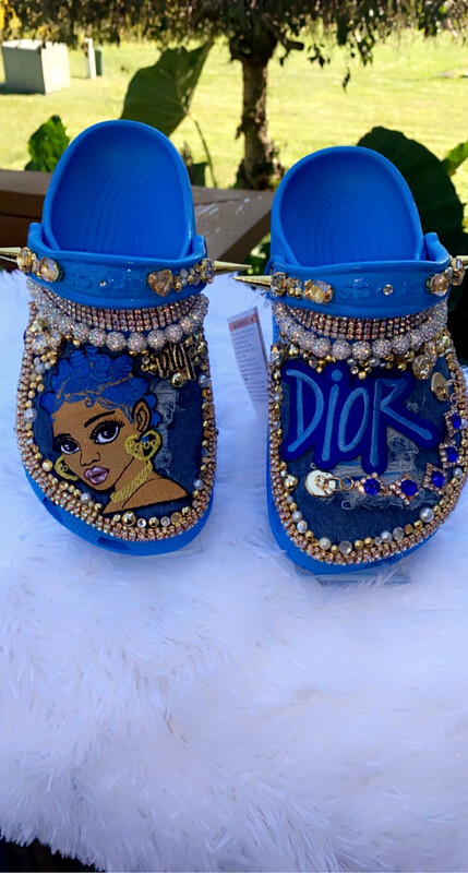 Custom Clogs Blue