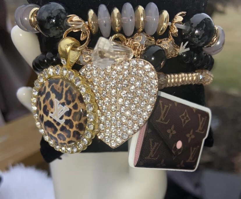 Custom Bohemian Stackable Bracelet Cheetah