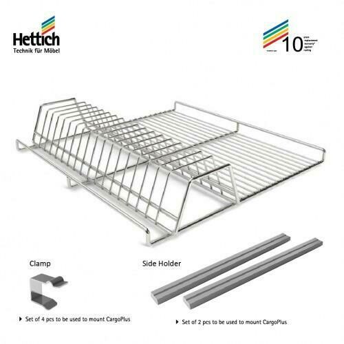 Plate holder (Hettich) for D height Box drawer (60 CM)