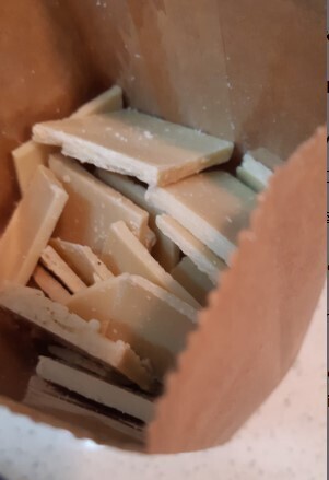 CHOCARLAT®️ Couverture  WHITE 45% Premium T&amp;T Chocolate Net Wt.: 454g