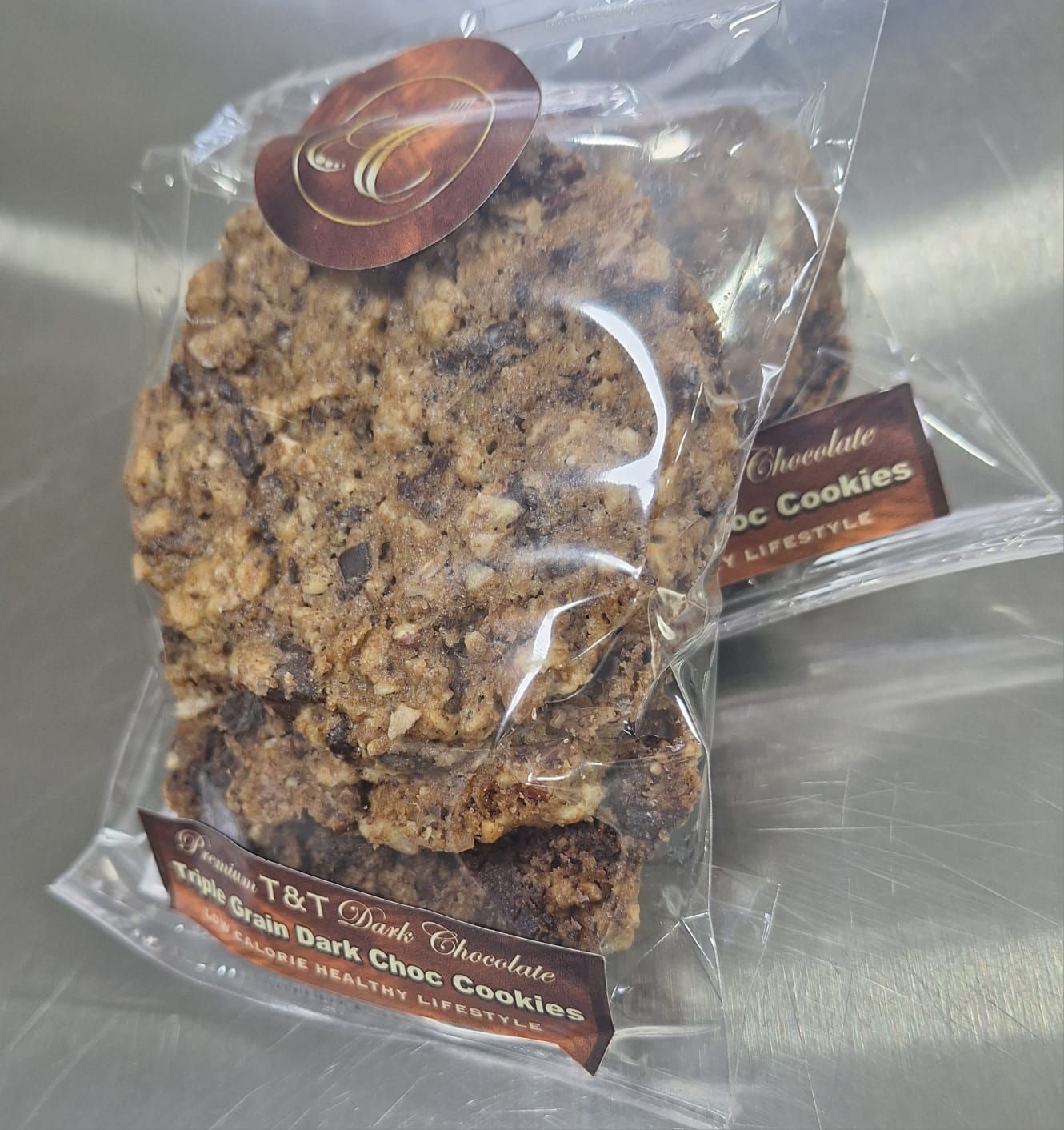 ▪︎ Triple Grain Dark Chocolate Cookies ::Special Bulk Buying Bundle::, Net Wt.:: 69g Incl.:  3Pieces