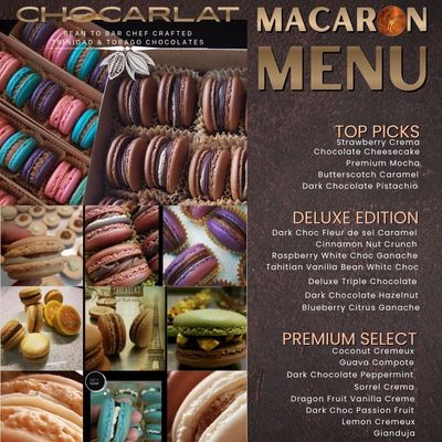 CHOCARLAT®️ Macarons 16 Piece Box *Features Single Flavor* By Preorder -BULK Acquisition MOQ 4Boxes- CHOCARLAT®️ Macarons 16 Piece Box *Features Single Flavor* By Preorder -BULK Acquisition MOQ 4Boxes-