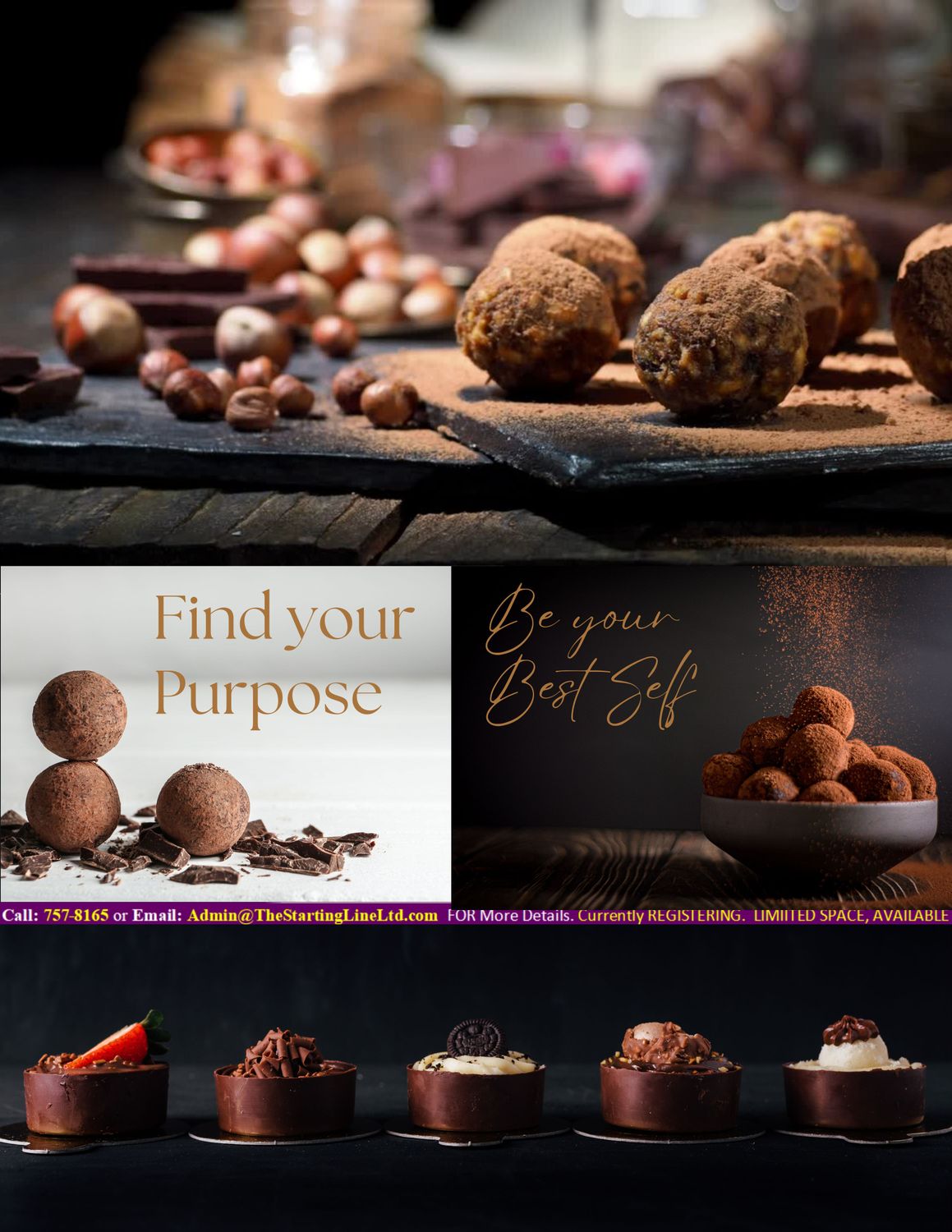 ::Chef Facilitated -Training Course:: Chocolate Workshop - Level 1 BEGINNERS   (ONSITE or Onsite at Couva, Trinidad &amp; Tobago)