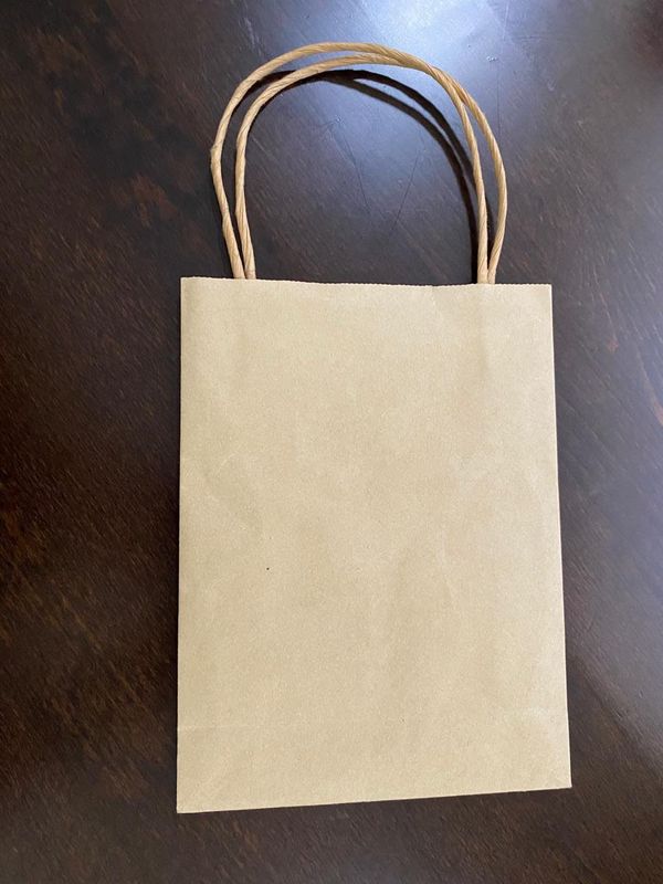Kraft Handle Bags 15Pk Kraft Handle Bags 15Pk