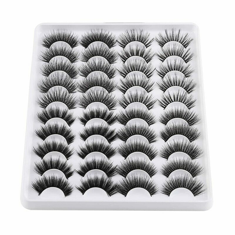 20 Pairs Natural False Lashes
